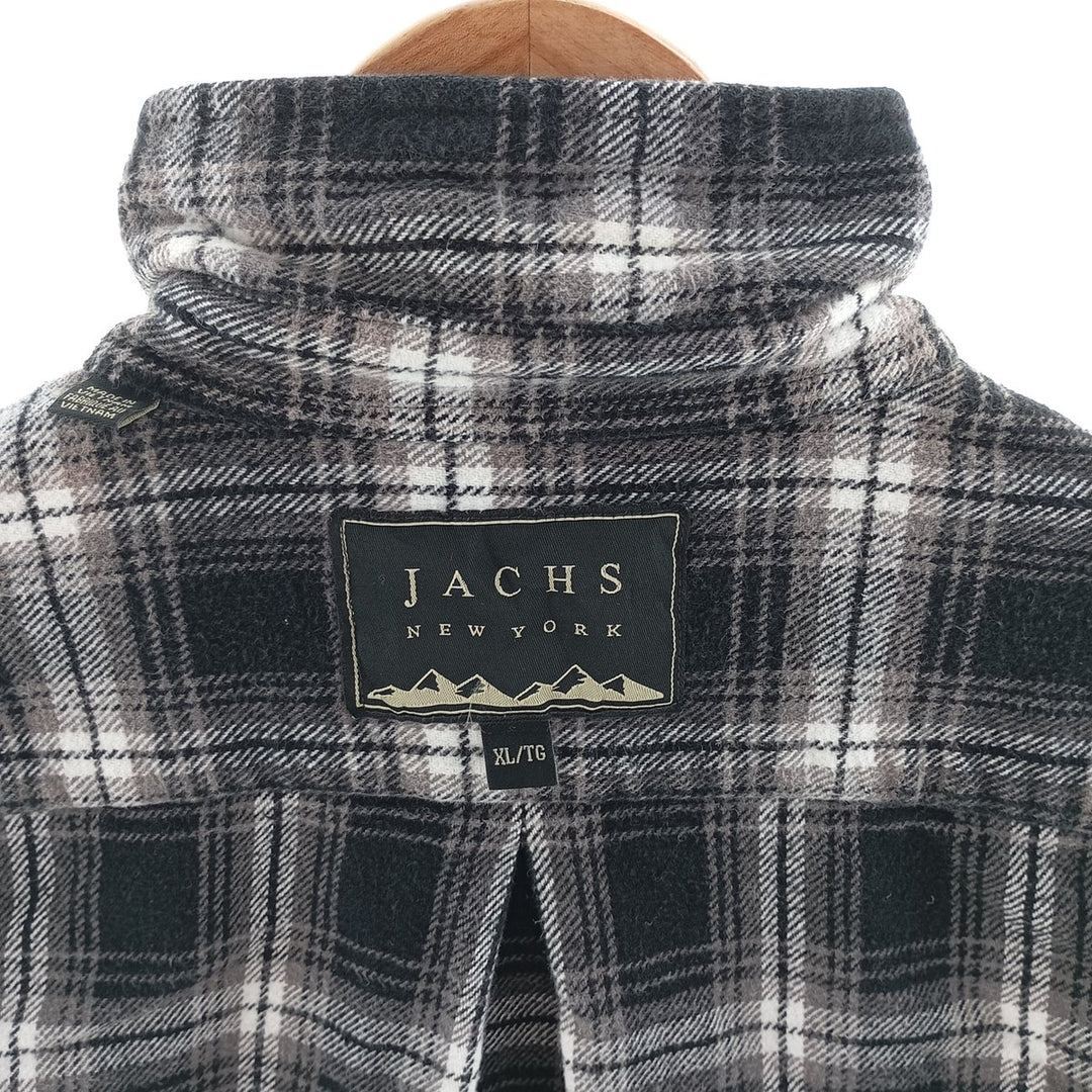 JACHS Long Sleeve Flannel Check Shirt Men's XL /eaa404338