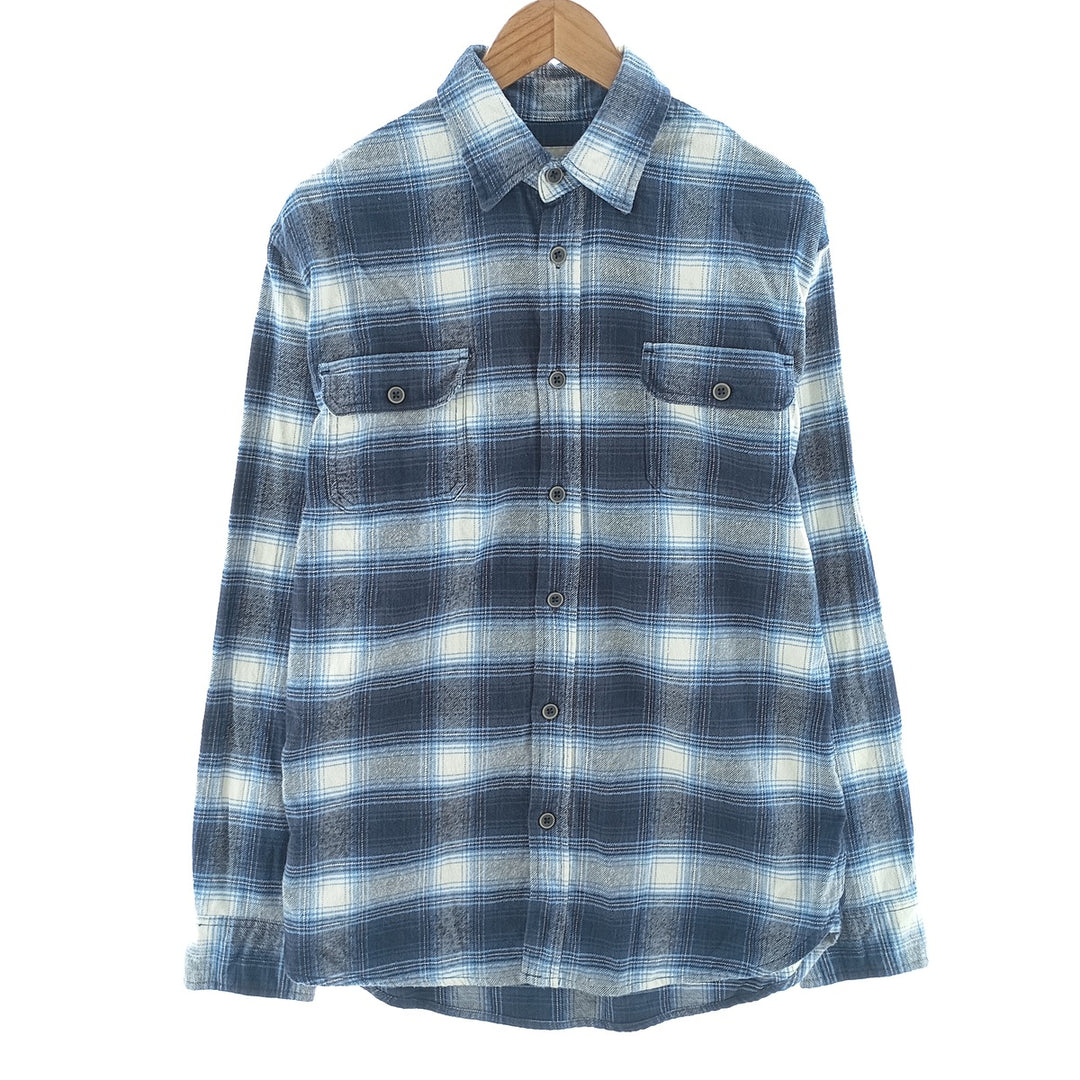 JACHS Ombre Check Long Sleeve Flannel Check Shirt Men's M Size /eaa404342