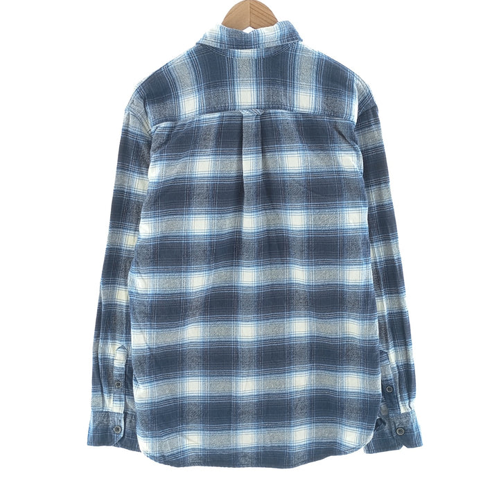 JACHS Ombre Check Long Sleeve Flannel Check Shirt Men's M Size /eaa404342