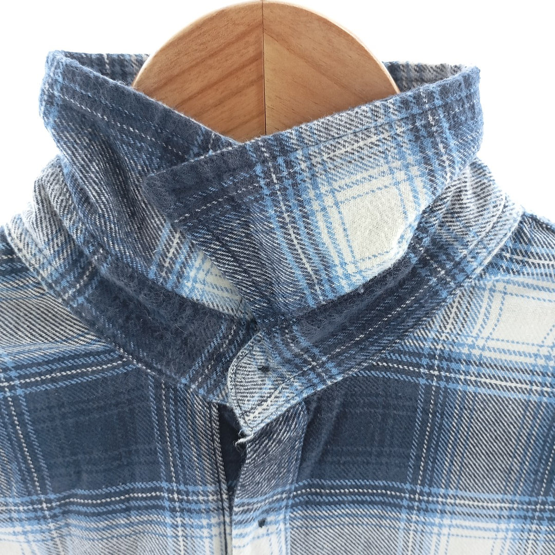 JACHS Ombre Check Long Sleeve Flannel Check Shirt Men's M Size /eaa404342