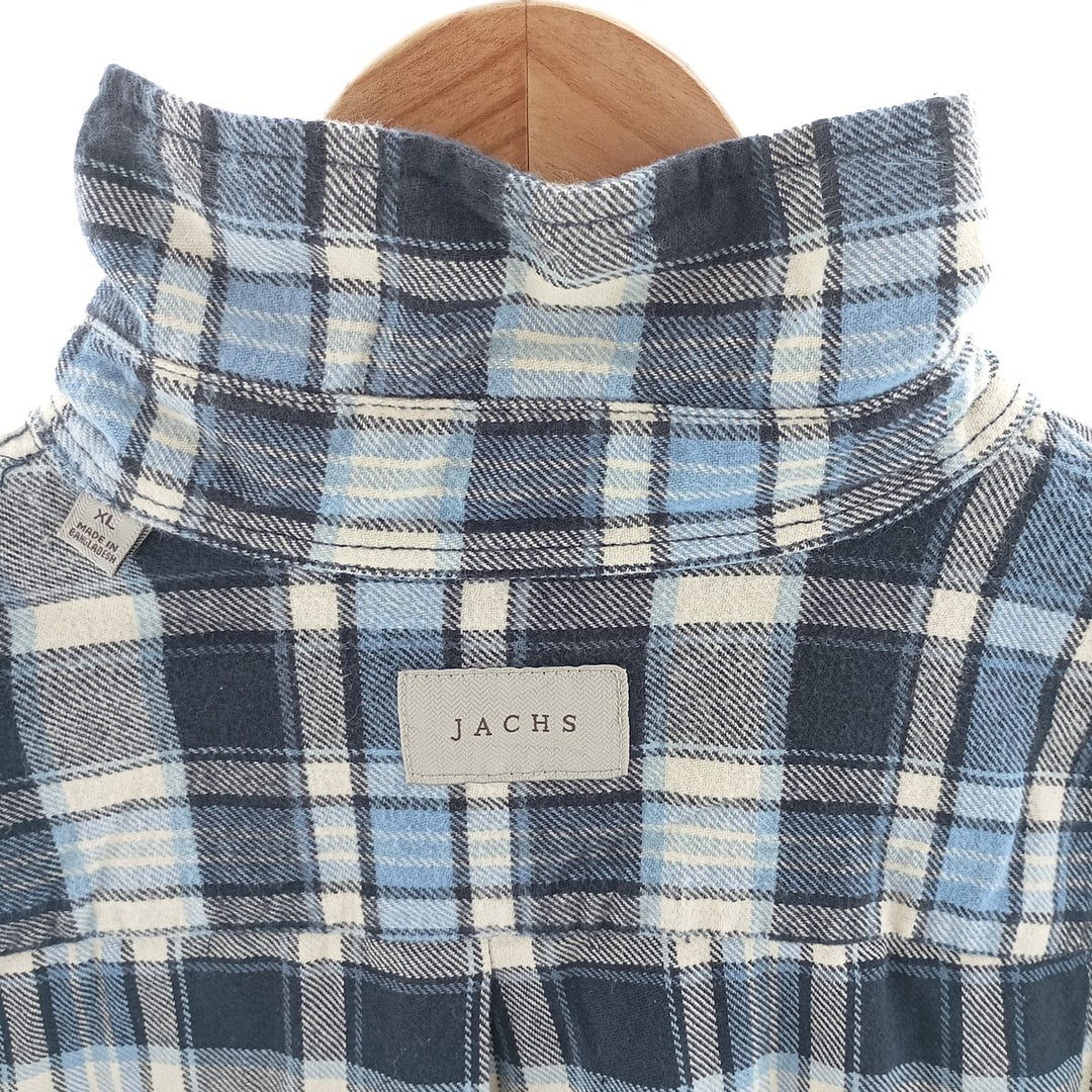 JACHS Long Sleeve Flannel Check Shirt Men's XL Size /eaa404344