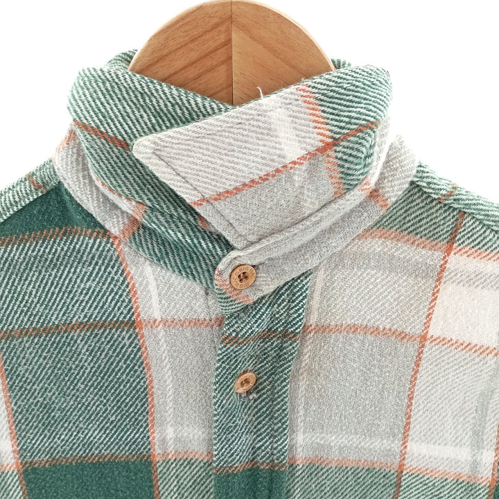 80'S BIG MAC Long Sleeve Heavy Flannel Check Shirt Men's Medium Vintage /eaa404346