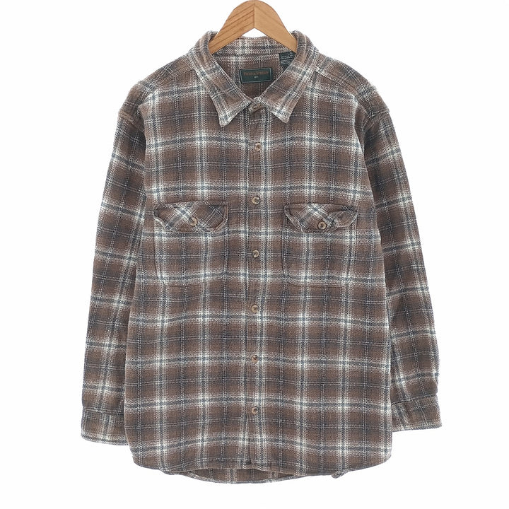 FIELD AND STREAM FIELD AND STREAM Ombre Check Long Sleeve Heavy Flannel Check Shirt Men's L equivalent /eaa404347