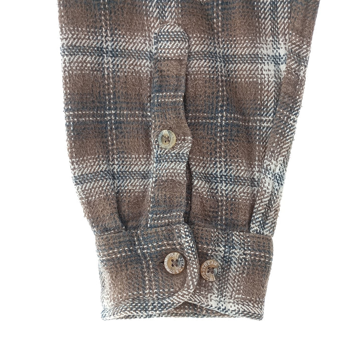 FIELD AND STREAM FIELD AND STREAM Ombre Check Long Sleeve Heavy Flannel Check Shirt Men's L equivalent /eaa404347