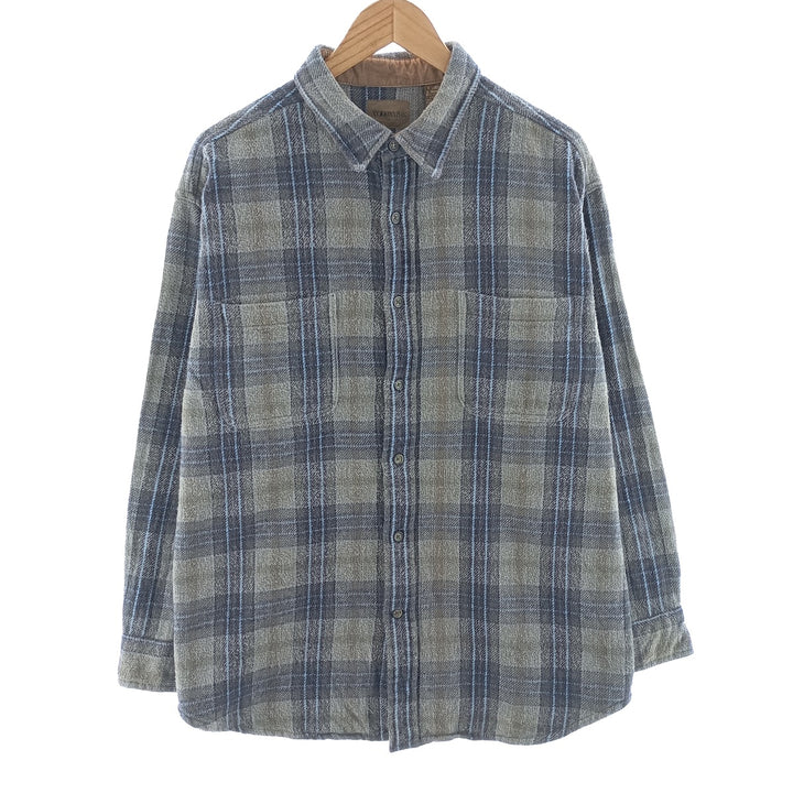 90s~00'S St. John's Bay Long Sleeve Heavy Flannel Check Shirt Men's XL Vintage / eaa404350