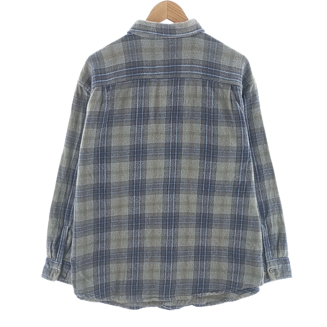 90s~00'S St. John's Bay Long Sleeve Heavy Flannel Check Shirt Men's XL Vintage / eaa404350