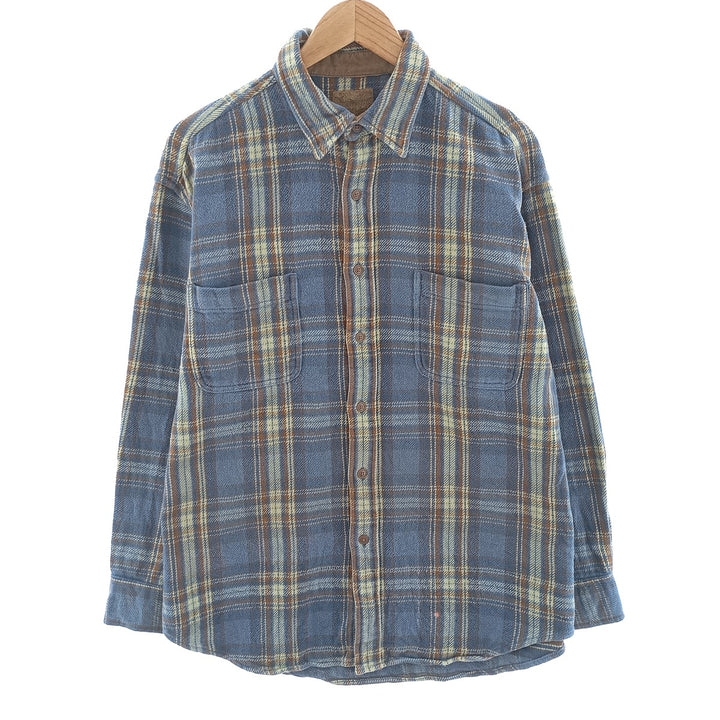 90s~00'S St. John's Bay Long Sleeve Heavy Flannel Check Shirt Men's L Size Vintage / eaa404352