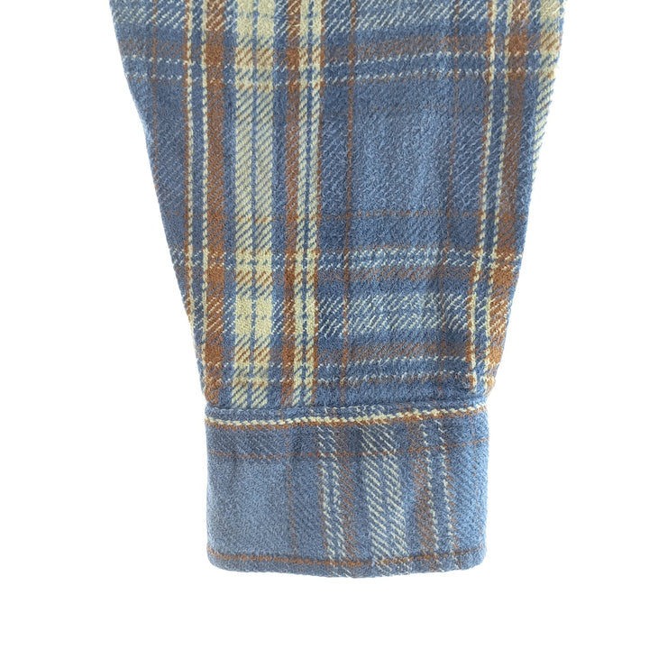 90s~00'S St. John's Bay Long Sleeve Heavy Flannel Check Shirt Men's L Size Vintage / eaa404352