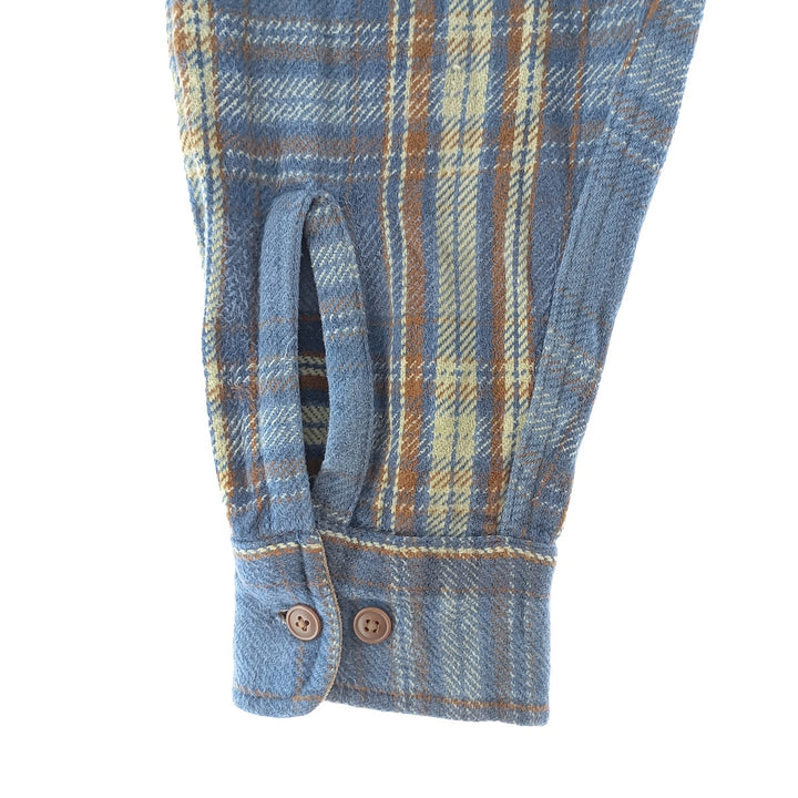 90s~00'S St. John's Bay Long Sleeve Heavy Flannel Check Shirt Men's L Size Vintage / eaa404352