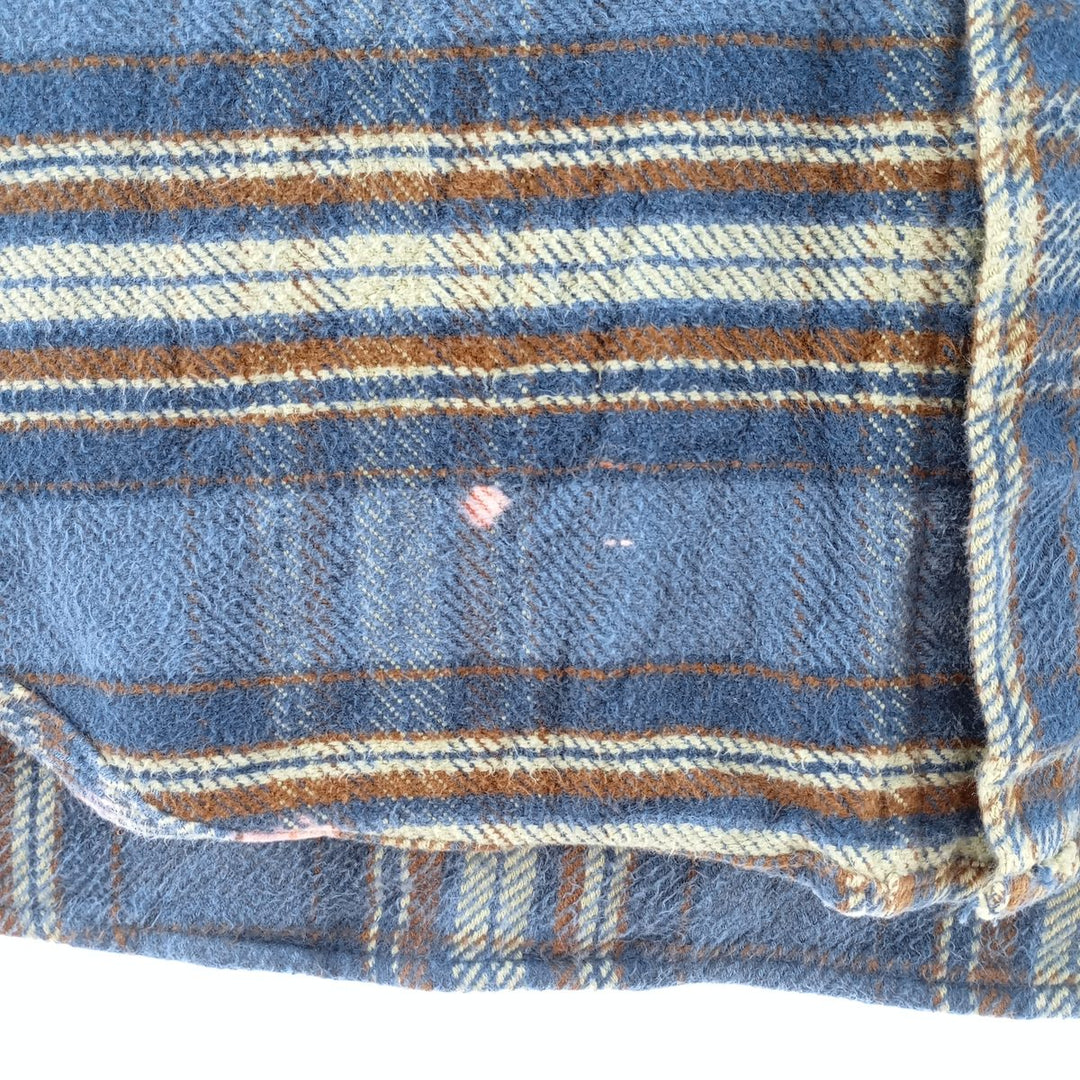 90s~00'S St. John's Bay Long Sleeve Heavy Flannel Check Shirt Men's L Size Vintage / eaa404352