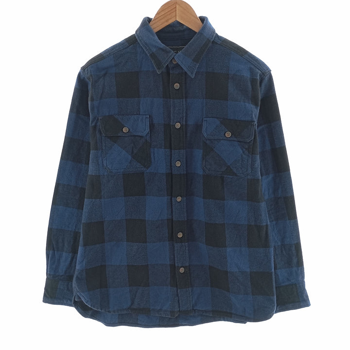 JACHS Buffalo Check Long Sleeve Flannel Check Shirt Men's Size L /eaa404354