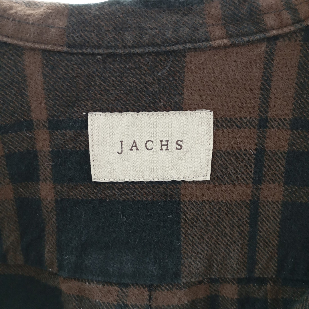 JACHS Long Sleeve Flannel Check Shirt Men's Size L /eaa404357