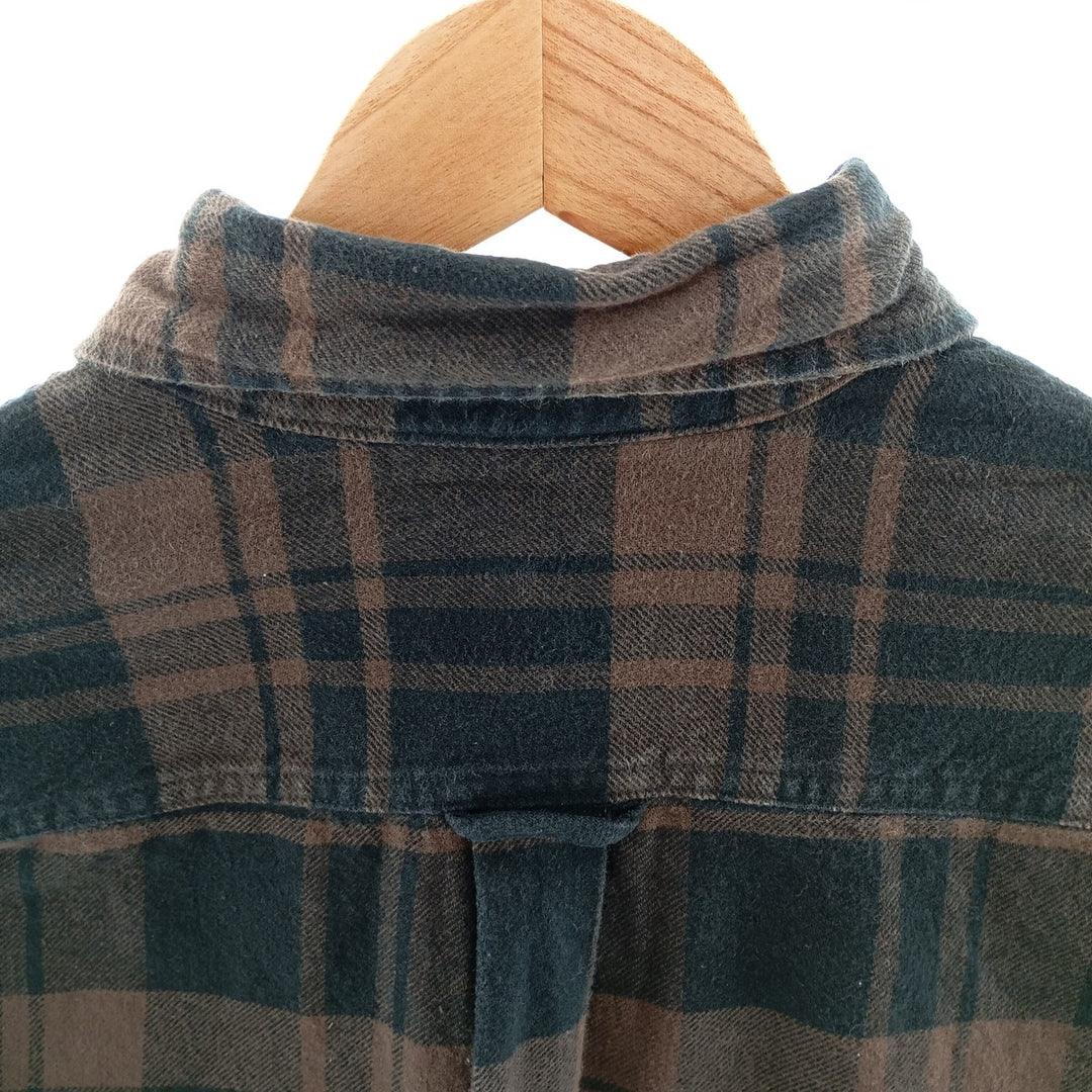 JACHS Long Sleeve Flannel Check Shirt Men's Size L /eaa404357