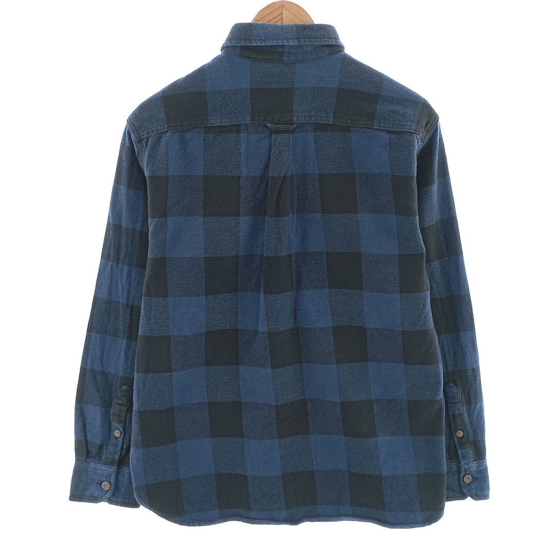 JACHS NEW YORK Buffalo Check Long Sleeve Heavy Flannel Check Shirt Men's L size /eaa404365