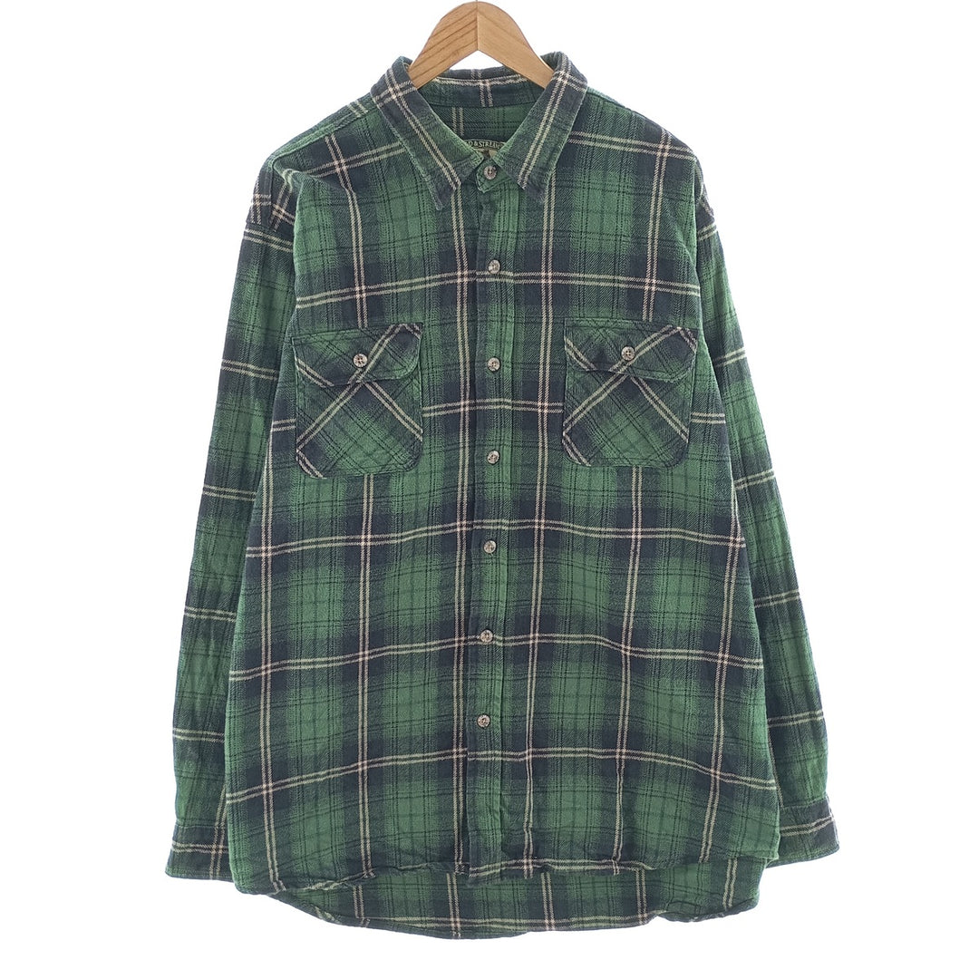 Field & Stream FIELD&STREAM Long Sleeve Heavy Flannel Check Shirt Men's XXL /eaa404372