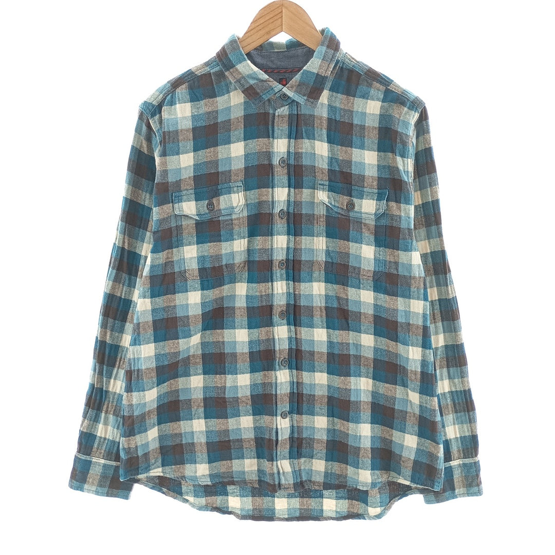 WOOLRICH Long Sleeve Light Flannel Check Shirt Men's Size L / eaa404378