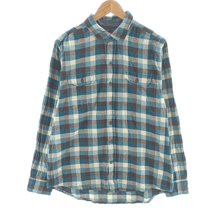 WOOLRICH Long Sleeve Light Flannel Check Shirt Men's Size L / eaa404378