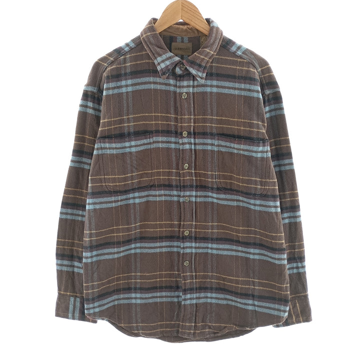 90'S St. John's Bay Vintage Long Sleeve Flannel Check Shirt, Men's Size L /eaa404386