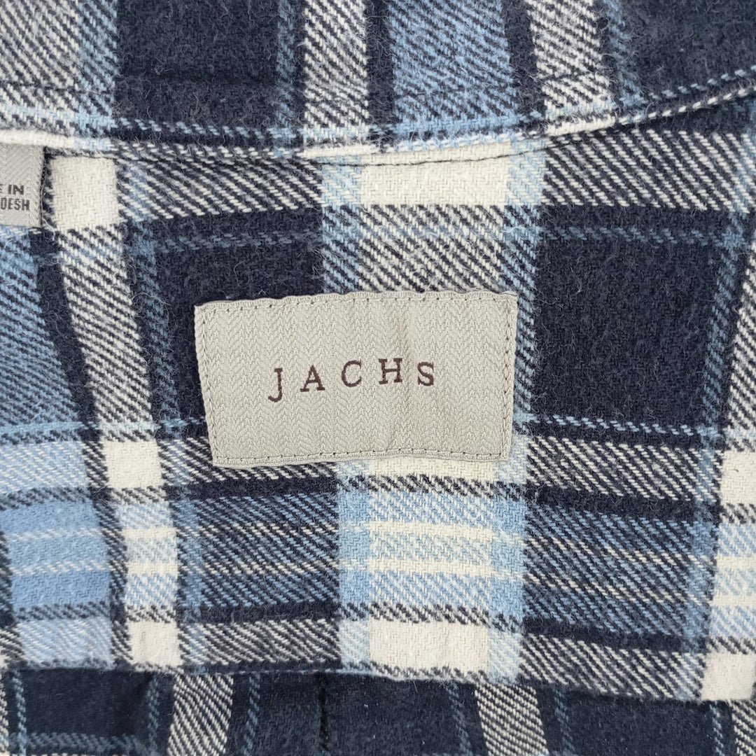 JACHS Long Sleeve Flannel Check Shirt Men's Size L /eaa404391