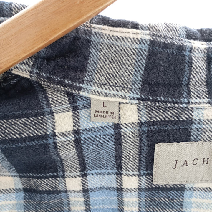 JACHS Long Sleeve Flannel Check Shirt Men's Size L /eaa404391