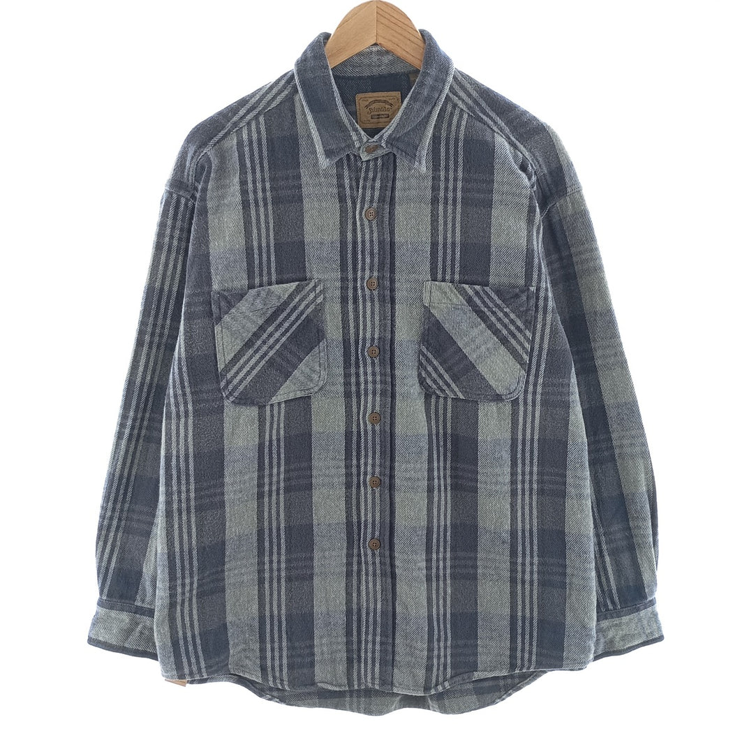 ST JOHN'S BAY Long Sleeve Flannel Check Shirt Men's XL /eaa404392