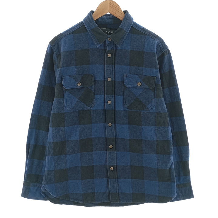 JACHS Long Sleeve Flannel Check Shirt Men's Size L /eaa404394