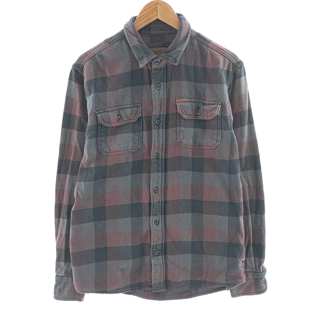 ORVIS Long Sleeve Flannel Check Shirt Men's M Size / eaa404399