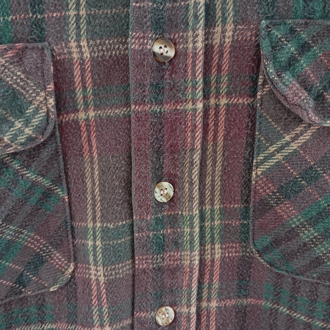 90'S Cabelas Long Sleeve Heavy Flannel Check Shirt Men's XL Vintage /eaa404407