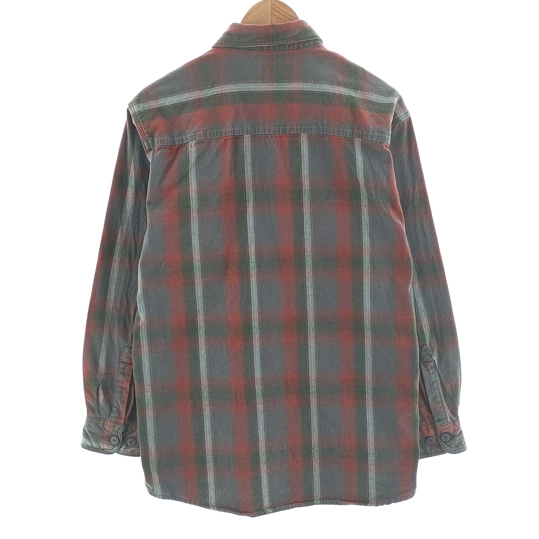 Workin Sport Long Sleeve Flannel Check Shirt Men's Size L /eaa404408