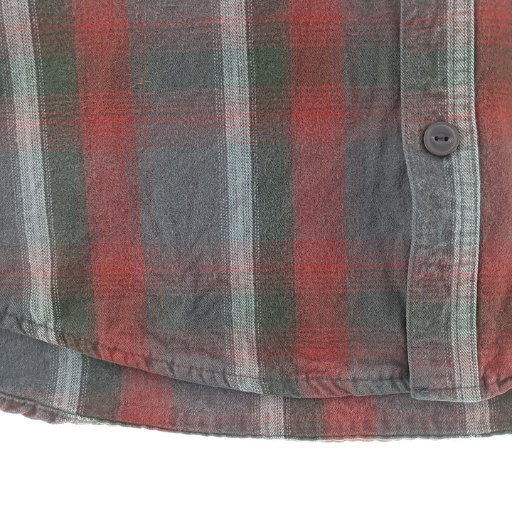 Workin Sport Long Sleeve Flannel Check Shirt Men's Size L /eaa404408