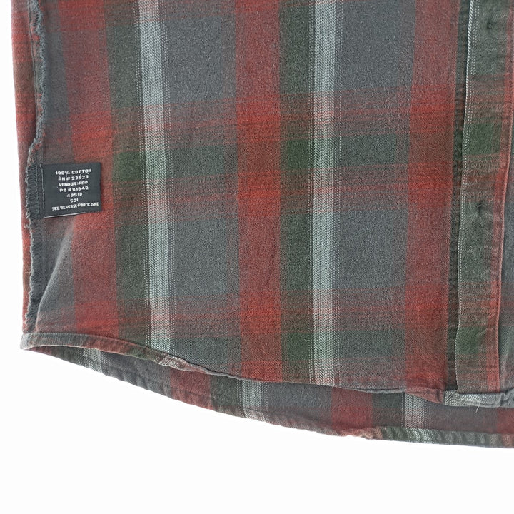 Workin Sport Long Sleeve Flannel Check Shirt Men's Size L /eaa404408