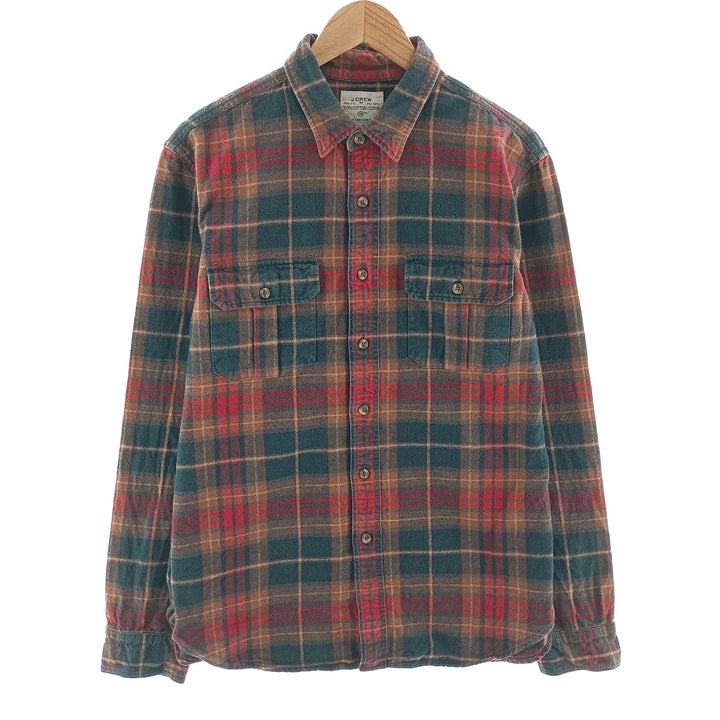 J.Crew Long Sleeve Flannel Check Shirt Men's Size L / eaa404412