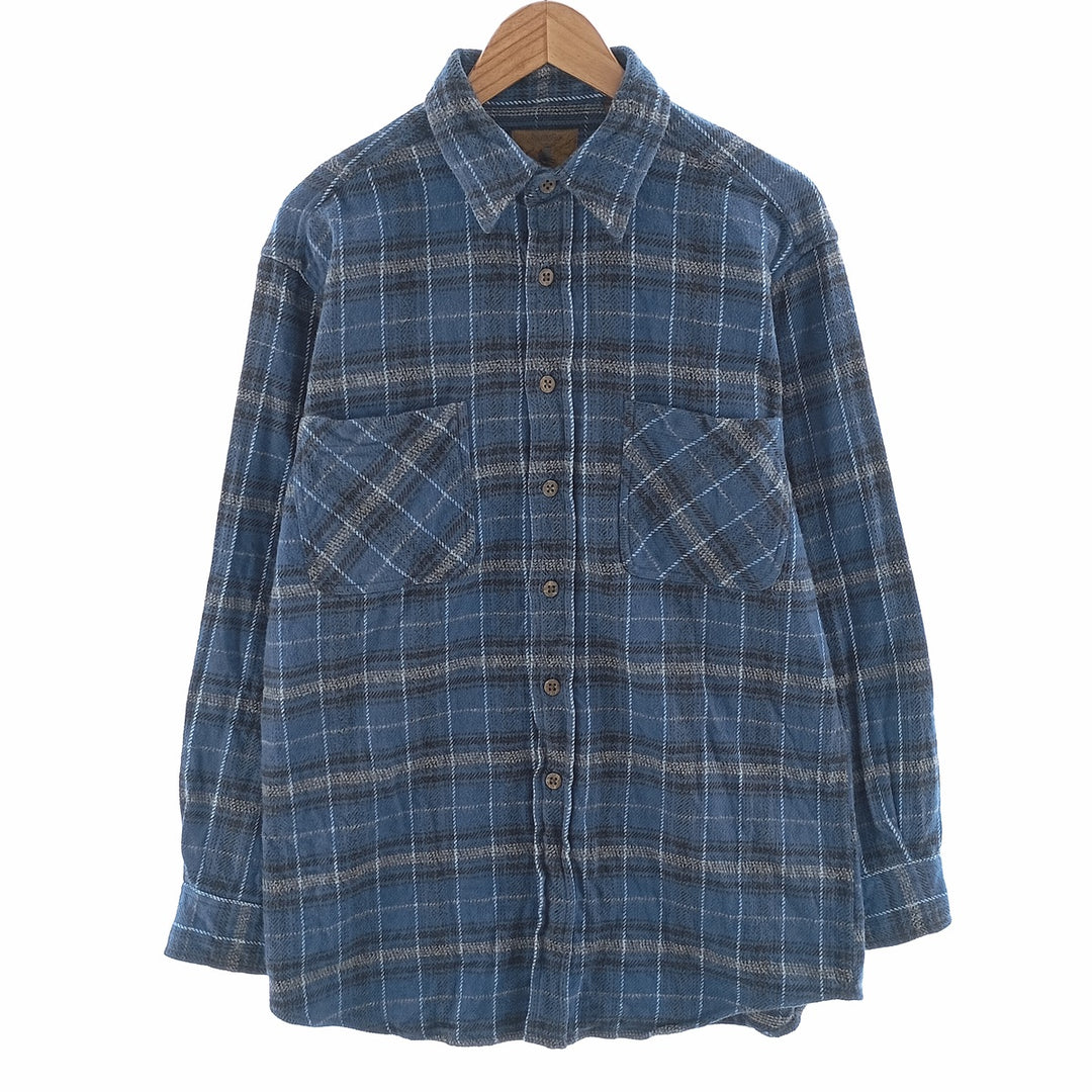 ST.JOHN'S BAY Long Sleeve Heavy Flannel Check Shirt / eaa404417