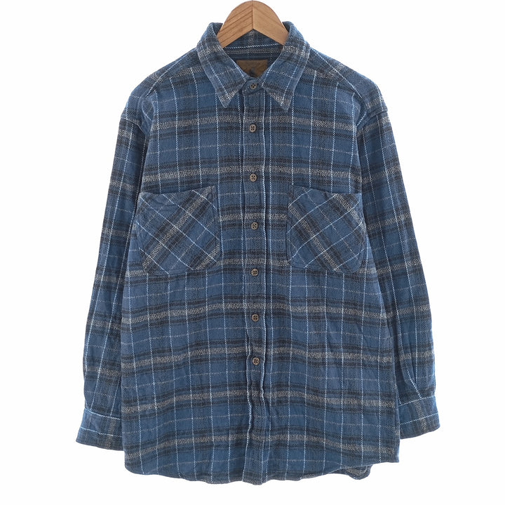 ST.JOHN'S BAY Long Sleeve Heavy Flannel Check Shirt / eaa404417