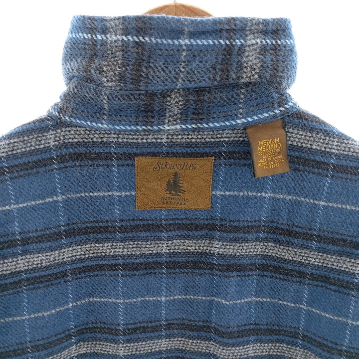 ST.JOHN'S BAY Long Sleeve Heavy Flannel Check Shirt / eaa404417