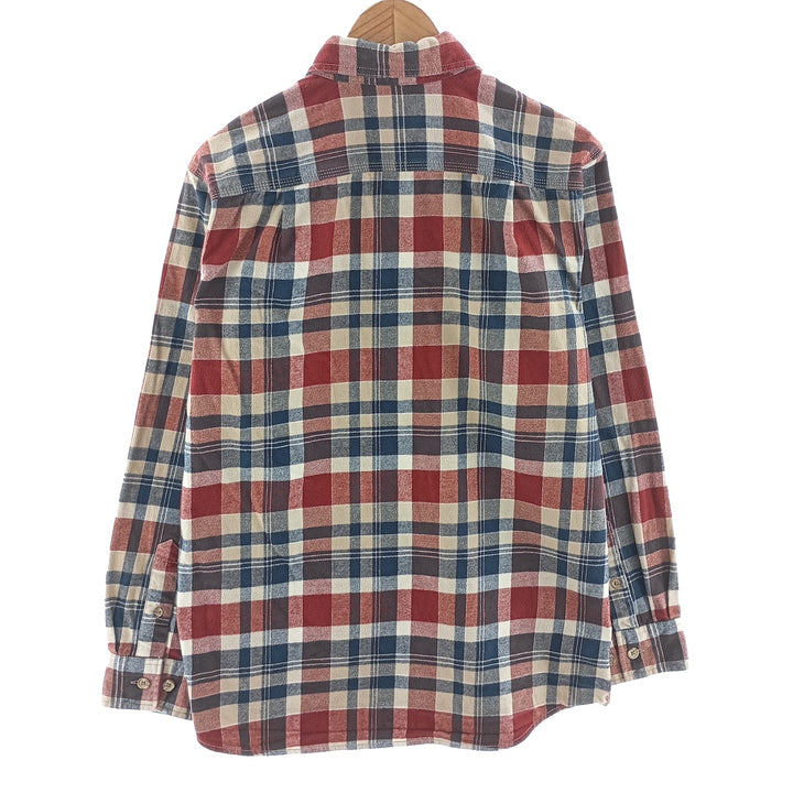 RIDGECUT Long Sleeve Button Down Flannel Check Shirt Men's M Size /eaa404421