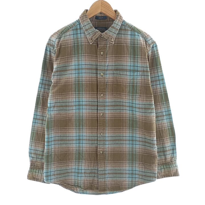 Pendleton PENDLETON MASON Ombre Check Long Sleeve Button Down Flannel Check Shirt Men's L Size / eaa404425