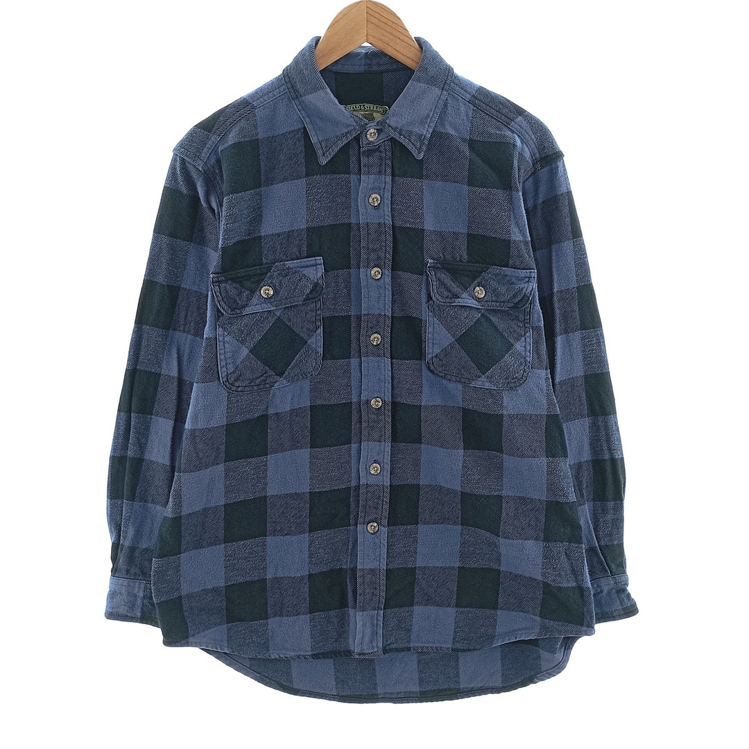 Field & Stream FIELD&STREAM Long Sleeve Flannel Check Shirt Men's M Size /eaa404430