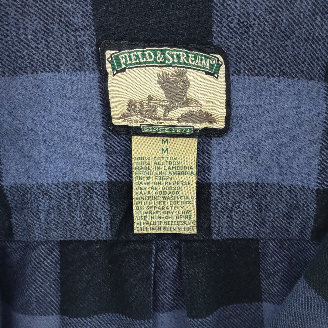 Field & Stream FIELD&STREAM Long Sleeve Flannel Check Shirt Men's M Size /eaa404430