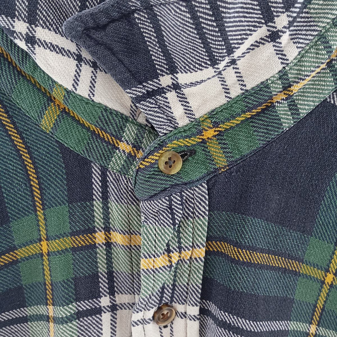 90'S GAP Old Gap Long Sleeve Light Flannel Check Shirt Men's L Size Vintage /eaa404439