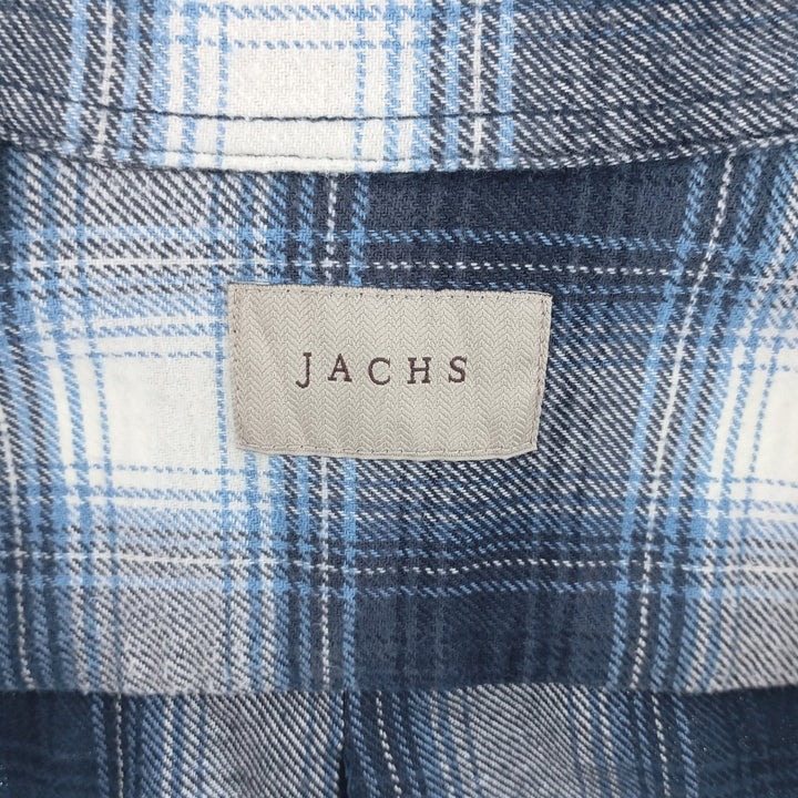 JACHS Ombre Check Long Sleeve Flannel Check Shirt Men's XL Size /eaa404440