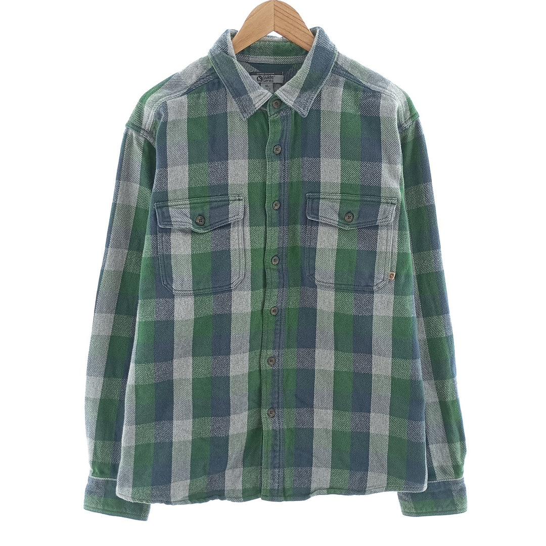 Guide series long sleeve flannel check shirt men's XL equivalent /eaa404451