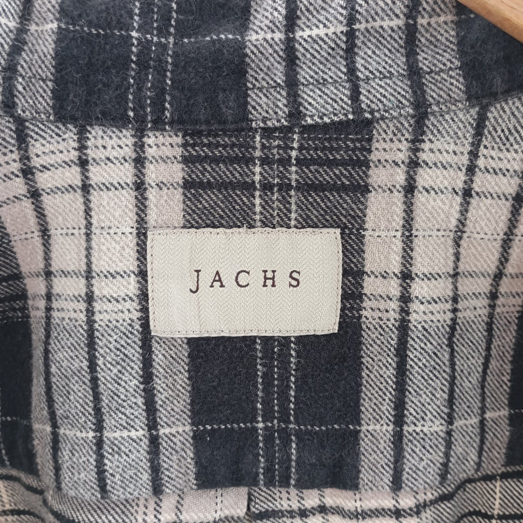 JACHS Long Sleeve Heavy Flannel Check Shirt Men's M Size /eaa404454