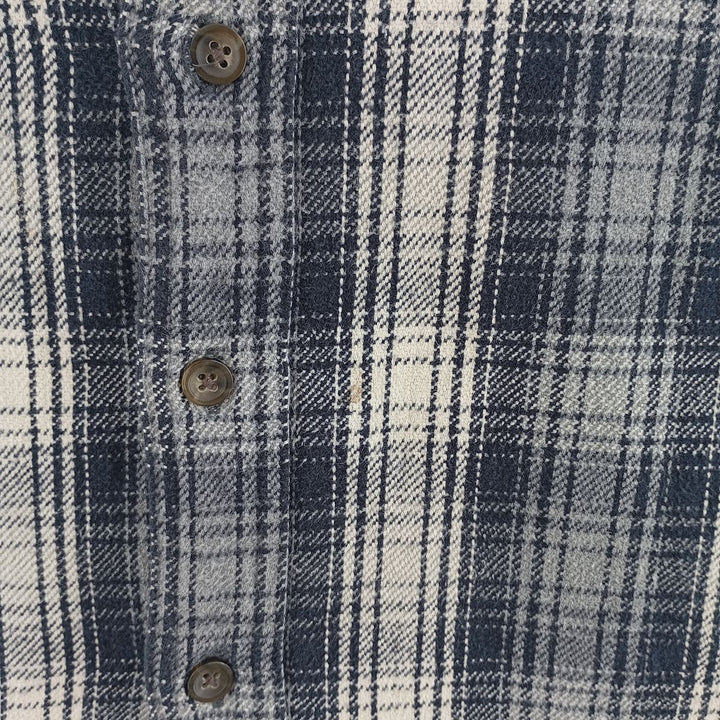 90'S St. John's Bay Long Sleeve Flannel Check Shirt Men's S Size / eaa404455