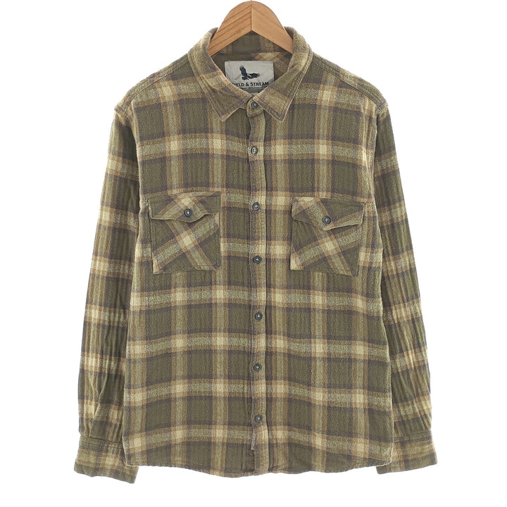 Field & Stream FIELD&STREAM Long Sleeve Light Nell Check Shirt Men's Size L /eaa404456