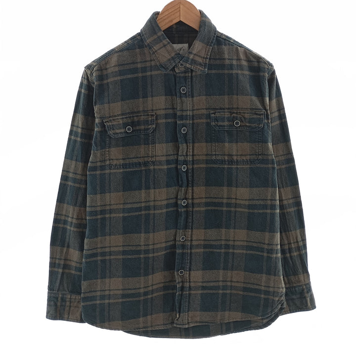 JACHS Long Sleeve Flannel Check Shirt Men's M Size /eaa404461