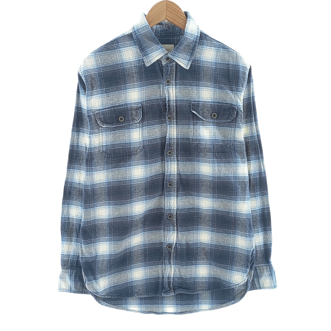 JACHS Ombre Check Long Sleeve Flannel Check Shirt Men's M Size /eaa404467