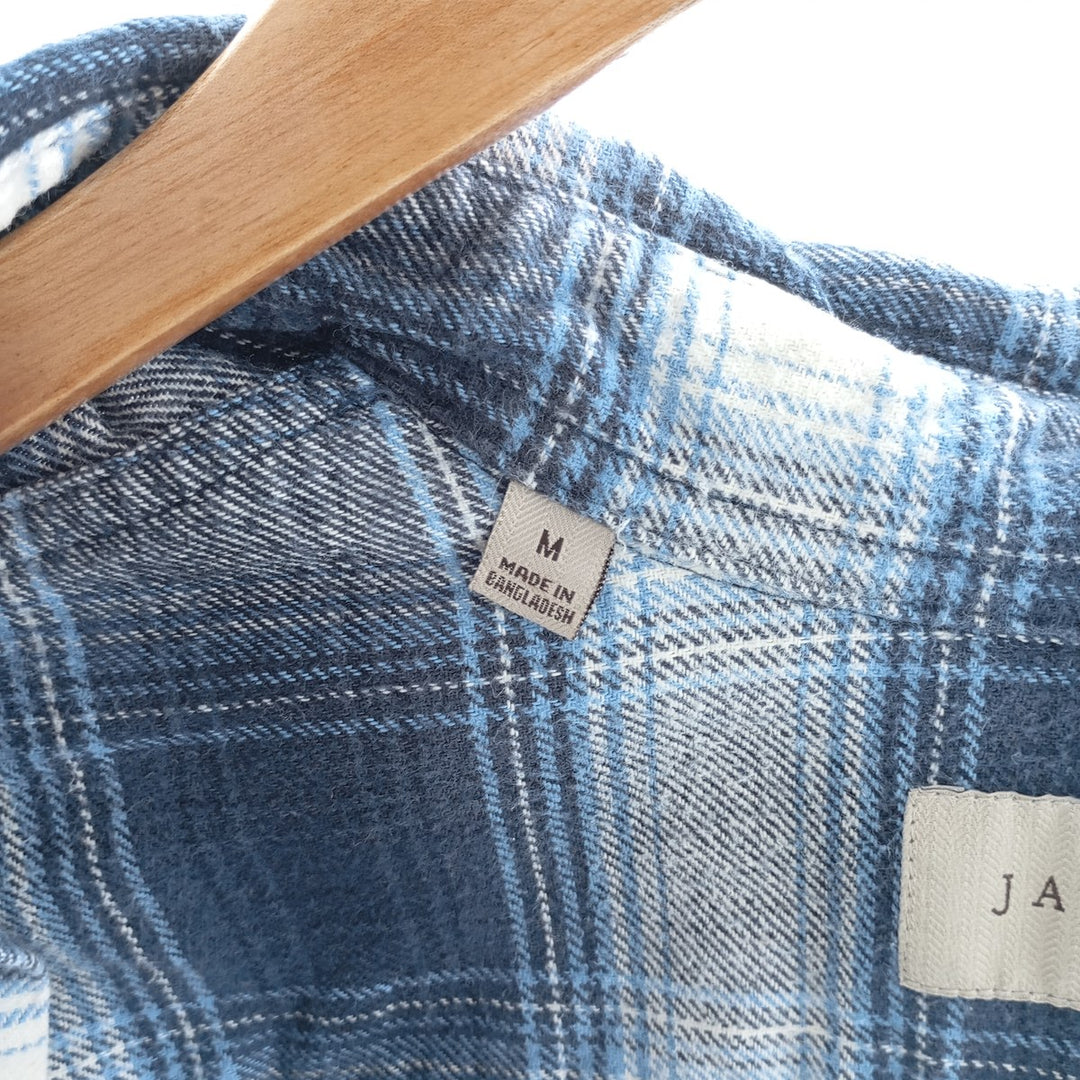 JACHS Ombre Check Long Sleeve Flannel Check Shirt Men's M Size /eaa404467