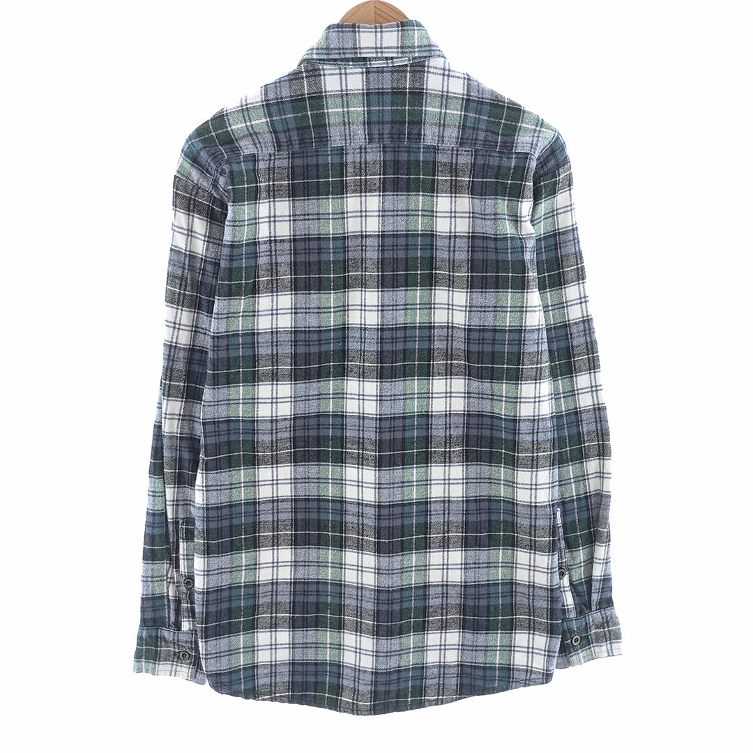 THE VERMONT FLANNEL CO. Long sleeve flannel check shirt made in USA, men's XS size /eaa404468