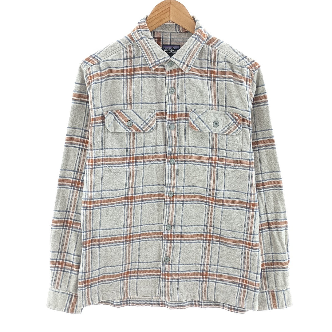 Patagonia ORGANIC COTTON Organic Cotton Long Sleeve Flannel Check Shirt Men's S Size / eaa404474